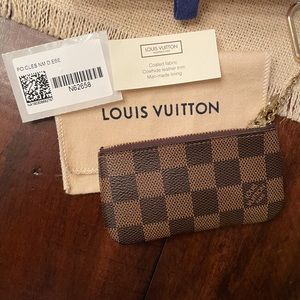 Louis Vuitton Key Pouch - Damier Ebene